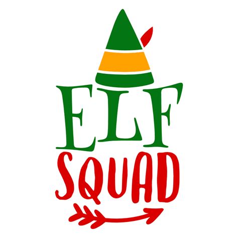 Elf Squad Christmas Free Svg File SVG Heart