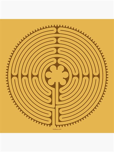 "Chartres Labyrinth" Framed Art Print by tudi | Redbubble