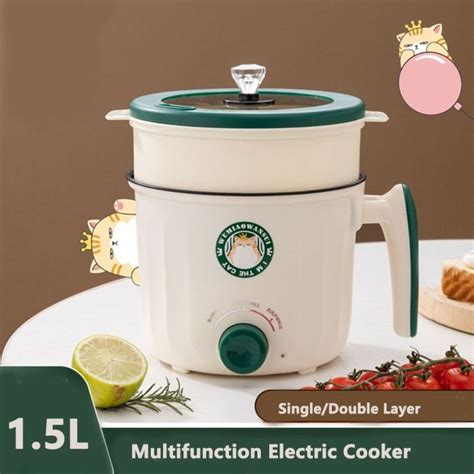 D Jky Hot Pot Multifunction Electric Cooker Single Double Layer Non