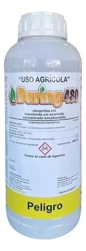 Insecticida Acaricida Clorpirifos Etil Daring 480 1 Lt Meses sin interés