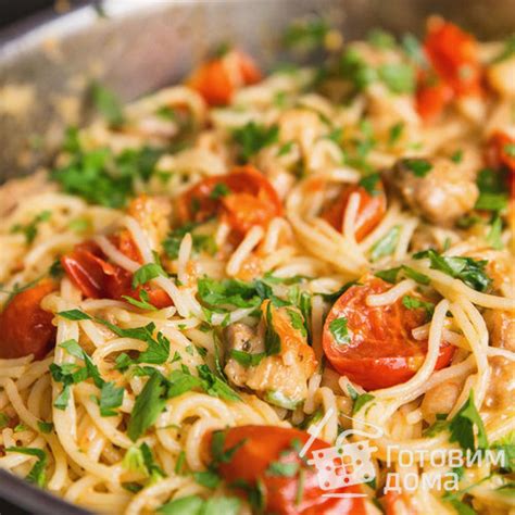 Паста с курицей - пошаговый рецепт с фото на Готовим дома