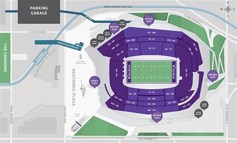 Us Bank Stadium Seating Chart With Rows And Seat Numbers | Brokeasshome.com