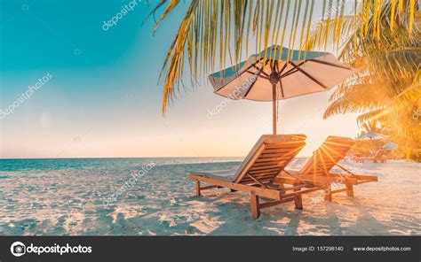 Amazing tropical beach sunset. Summer travel background concept Stock Photo by ©icemanphotos ...