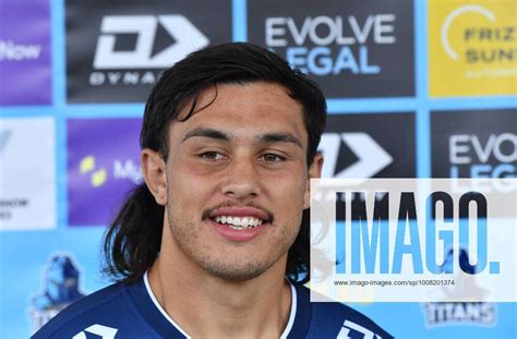 NRL TITANS TINO FA ASUAMALEAUI PRESSER Titans Player Tino