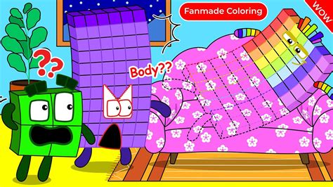 Numberblocks 66 Did You See My Lower Body Numberblocks Fanmade Coloring Story Youtube