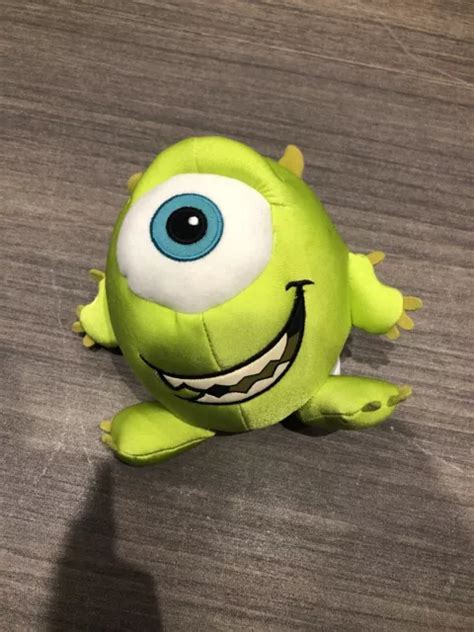 Disney Pixar Monsters Inc Mike Wazowski Plush Mattel Green One Eye