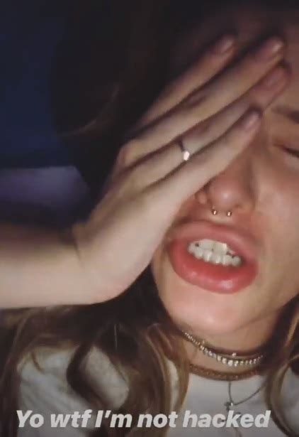 Bella Thorne Schockt Fans Mit Bizarrer Instagram Aktion