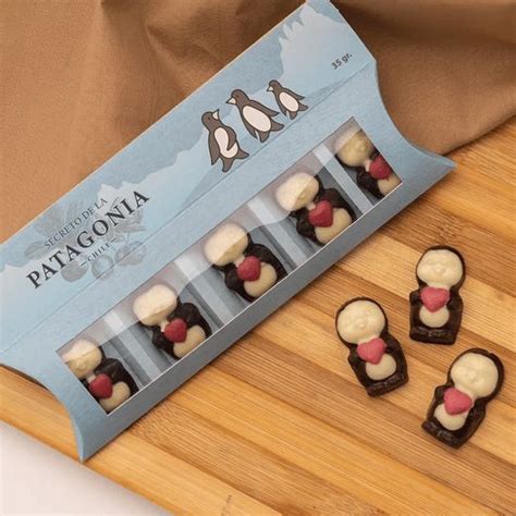 Souvenir Patagónico Caja de Chocolate Fino con 5 Pingüinitos de