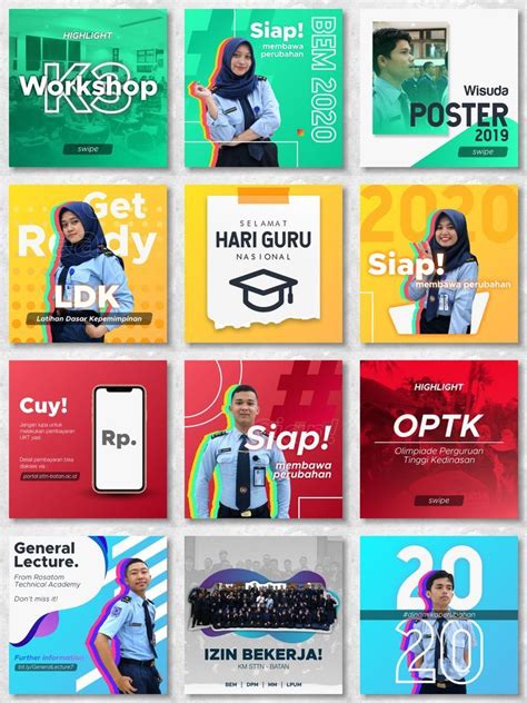 Instagram Feeds Referensi Desain Portofolio Desain Grafis Desain