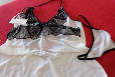 Rzs Completo Intimo Donna Sexy Esotico Lingerie Pizzo E Mesh Babydoll Set Pigiama Morbide Arco