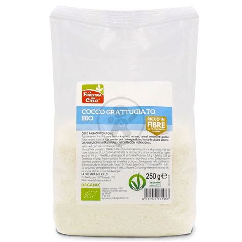 Kokos Strúhaný Bio 250g La Finestra Dobriosk Online Bio Obchod