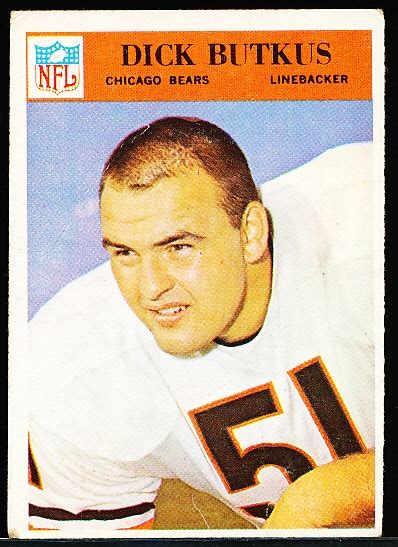 Lot Detail 1966 Philly Football 31 Dick Butkus RC Bears