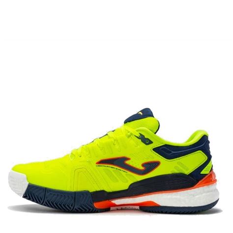 Joma T Slam Men Yellow Fluor Marine Scarpe Padel Soletta In Eva