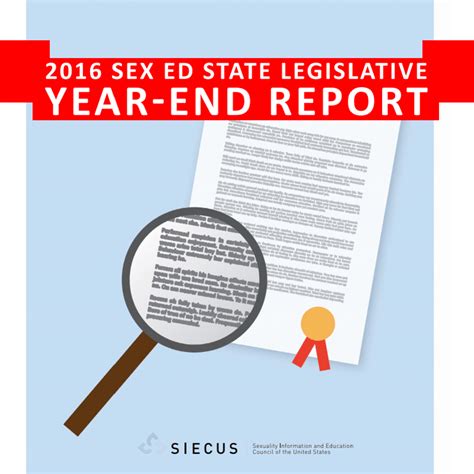 2016 Sex Ed State Legislative Year End Report Top Topics And Takeaways