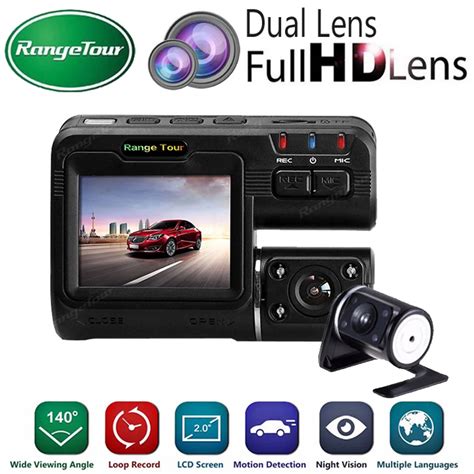 Cam Ra De V Hicule Dvr Double Objectif Voiture Enregistreur I S