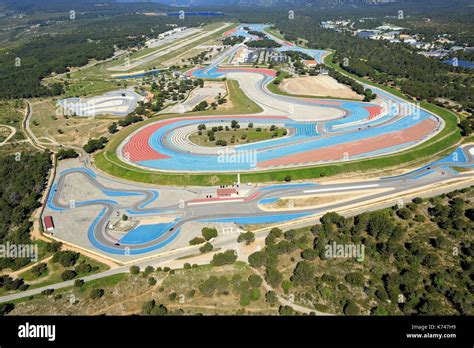 La France Var Le Castellet Circuit Du Castellet Vue Aérienne Photo