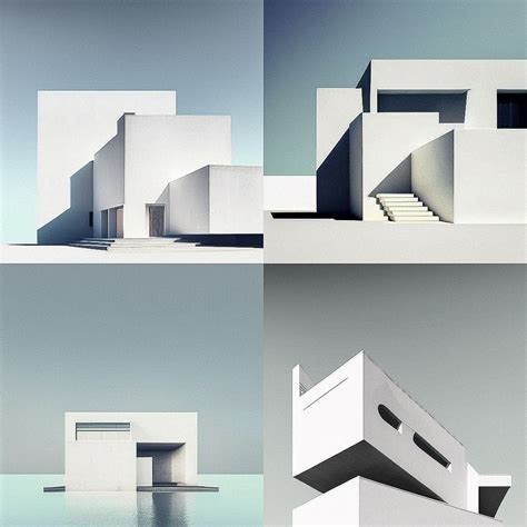 Minimalist Architecture Midjourney Style Andrei Kovalev S Midlibrary 2 0