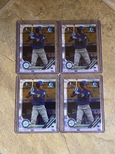 Bowman Chrome Prospects Noelvi Marte Rookie Bcp X Ebay