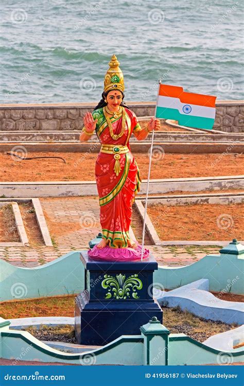 Bharat Mata Or Mother India Stock Image Image Of South Bharat 41956187