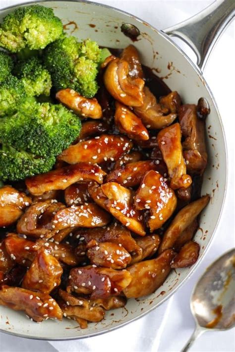 Teriyaki Chicken With Sticky Sauce Quick And Easy Midweek Meal Healty Recipes