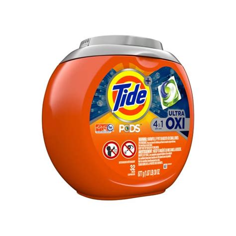 Tide+ Ultra Oxi Pods Detergent Soap Pacs (32-Count) - iCuracao.com