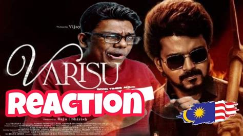 Malaysian Indian REACT To Varisu Official Trailer Thalapathy Vijay