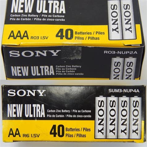 Pilas Sony Newultra V Una Caja Triple Aaa Y Una Doble Aa Cuotas