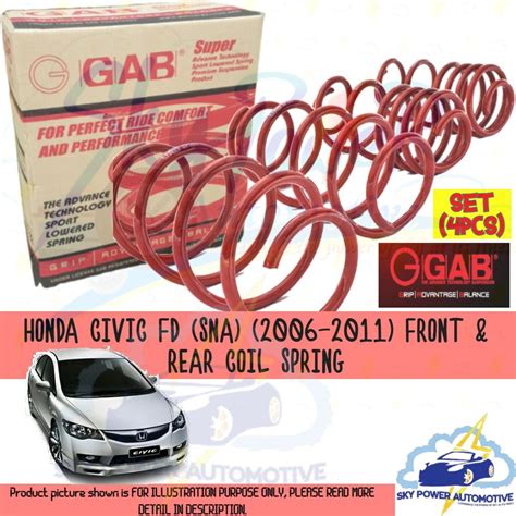 HONDA CIVIC FD SNA 2006 2011 GAB SUPER SPORT PREMIUM HIGH