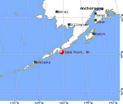 Sand Point Alaska Map