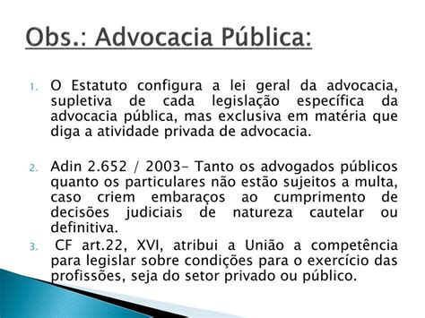 Ppt Estatuto Da Advocacia E Da Oab Powerpoint Presentation Free