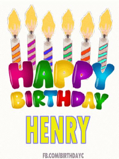 Happy Birthday HENRY images gif | Birthday Greeting | birthday.kim