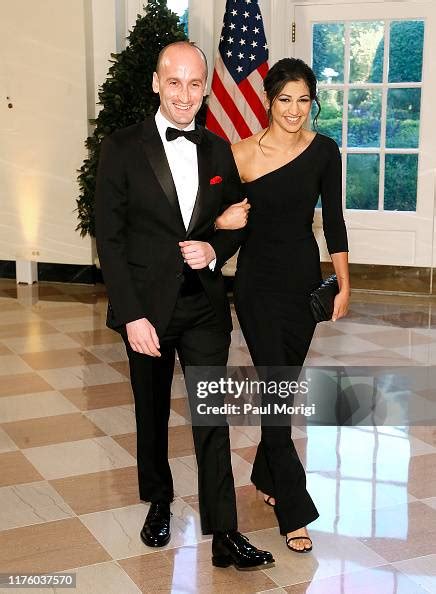 White House Advisor Stephen Miller And Katie Waldman Arrive For The