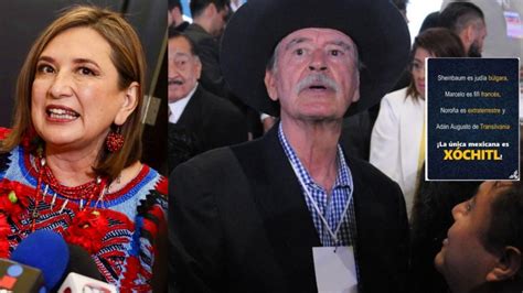 Tiembla Xóchitl Gálvez Vicente Fox Está De Vuelta En Redes