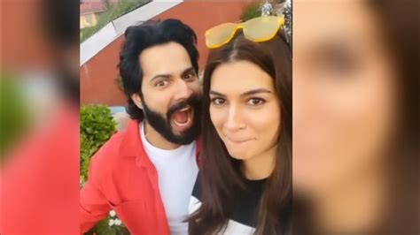 Kriti Sanon And Varun Dhawan In Shooting Spot At Ziro Upcoming Film