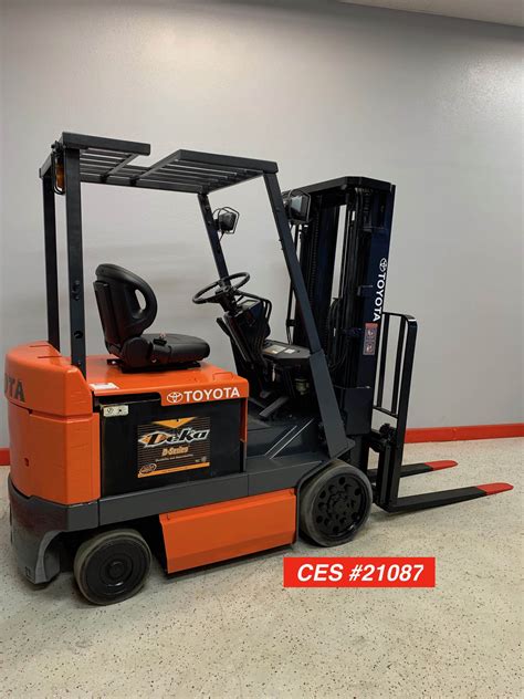 Ces 21087 Toyota 5fbcu25 Electric Forklift Coronado Equipment Sales