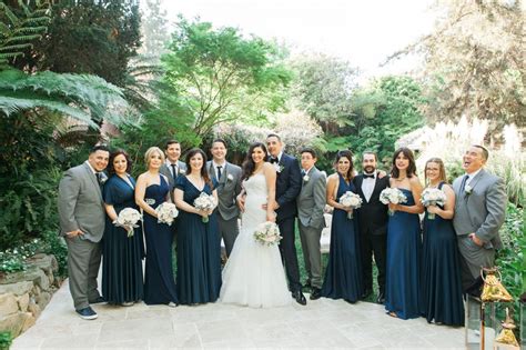 Navy Blue Bridesmaid Dresses What Color Should Groomsmen Wear Cook