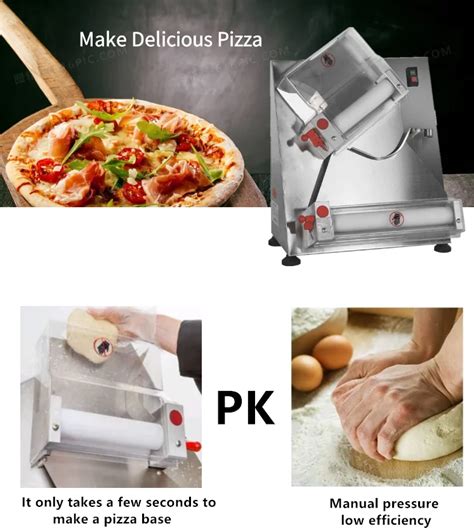 Pizza Teig Maschinen Bilden Eine Maschine Eine Pizza Teig Maschine