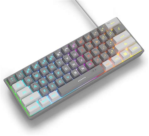 Magegee Mini Gaming Keyboard Rgb Backlit Key Ultra Compact