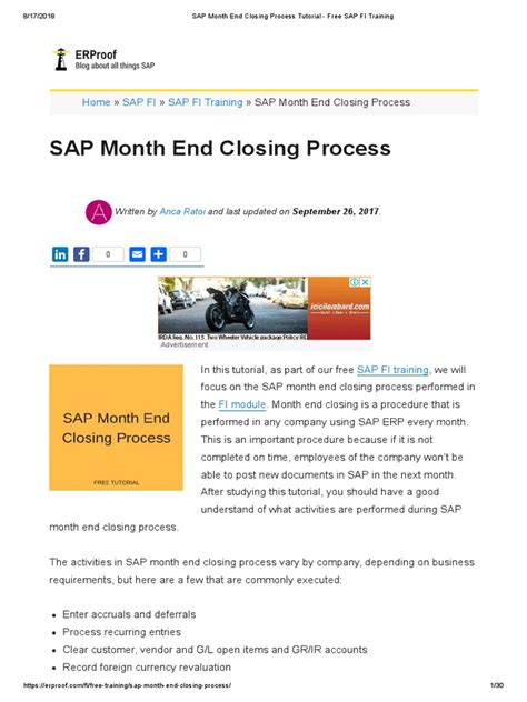 Home Sap Fi Sap Fi Training Sap Month En Pdf Deferral Accrual