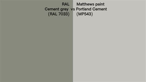 Ral Cement Grey Ral Vs Matthews Paint Portland Cement Mp