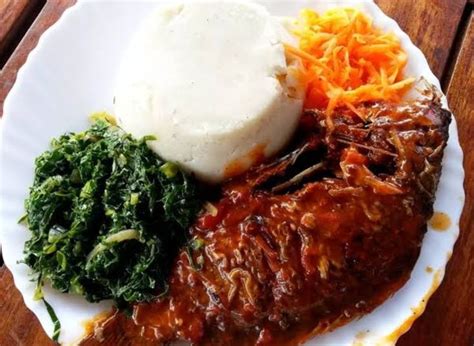 Ugali fish & sukuma wiki | Soul food, Kenyan food, Food