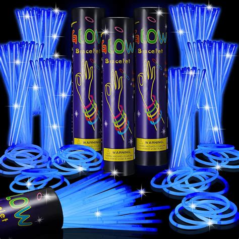 Amazon Hanaive 300 Pcs Glow Sticks Bulk 8 Inch Glow In The Dark