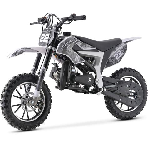 Mototec 50cc Gas Dirt Bike 2 Stroke Motorcycle Ride On