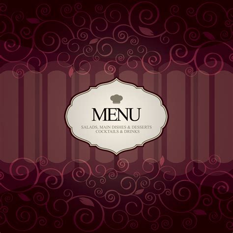 Menu Card Front Page Designs on Behance