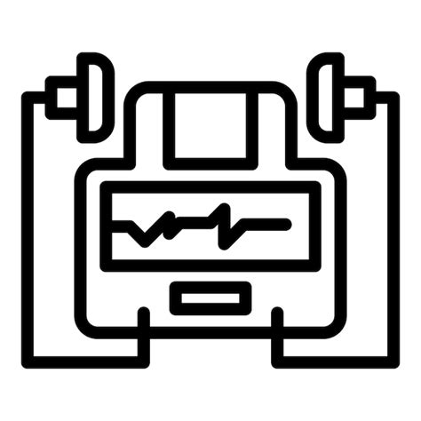 Premium Vector Hospital Defibrillator Icon Outline Hospital Defibrillator Vector Icon For Web