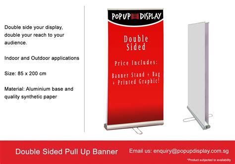 Pull Up Banner Pull Up Stand Roll Up Standee Singapore