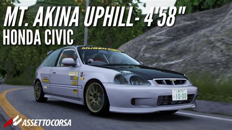 Touge Mt Akina Uphill Honda Civic Assetto Corsa Youtube