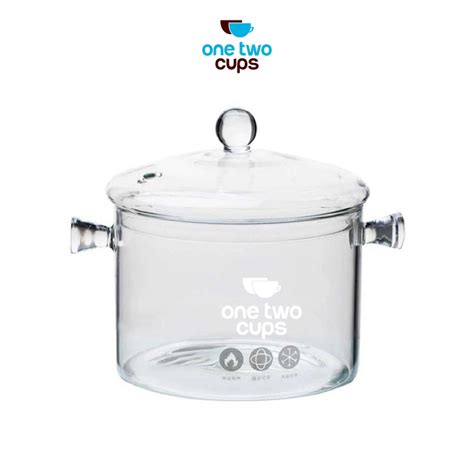 Jual One Two Cups Pot Panci Masak Tahan Panas Desain Transparan Cm Ywj