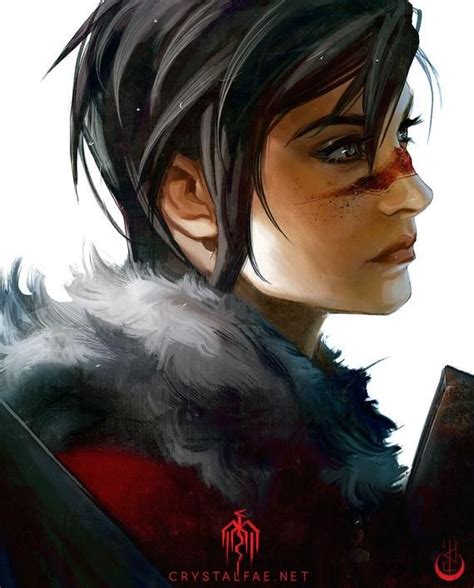 Dragon Age 2 Marian Hawke Art Print 8x10 Inch Open Edition Etsy