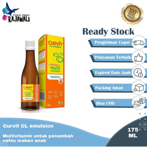 Jual Curvit Cl Emulsion Ml Multivitamin Anak Shopee Indonesia